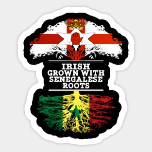 Northern Irish Grown With Senegalese Roots - Gift for Senegalese With Roots From Senegal Sticker